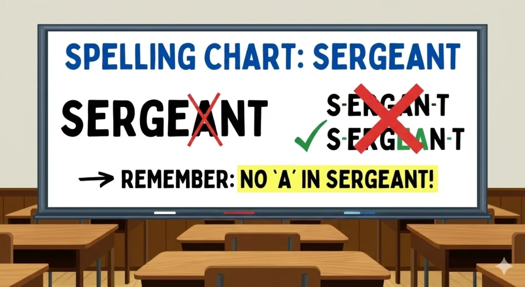 Sergeant or Sargeant