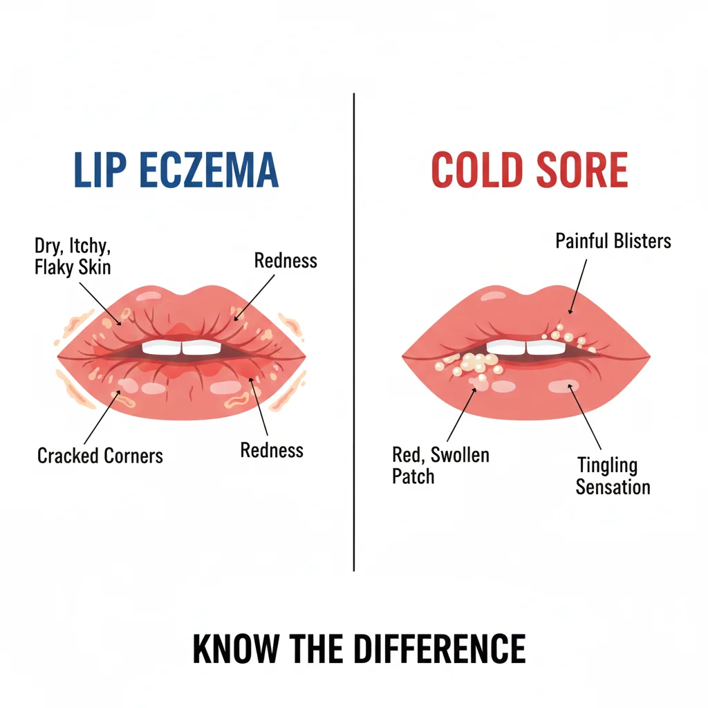 Eczema on Lips or Cold Sore