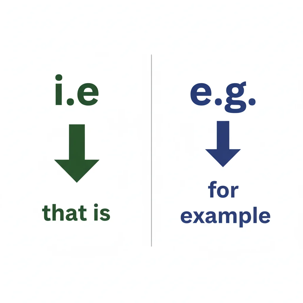 i.e. vs e.g.