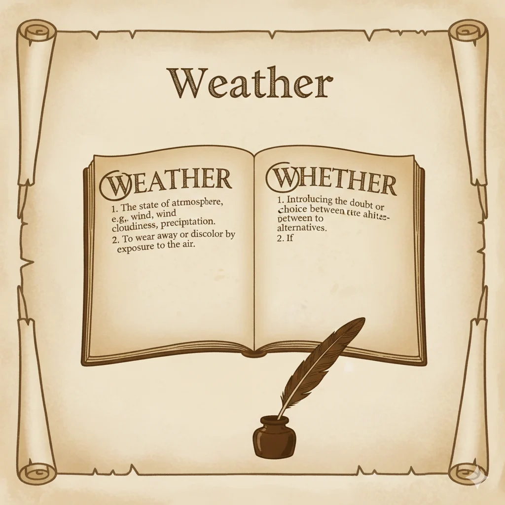 Weather vs Whether