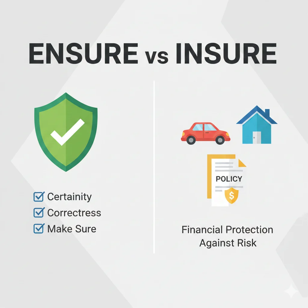 Ensure vs Insure