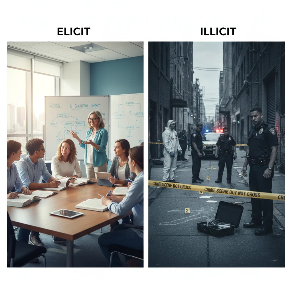 Elicit vs Illicit