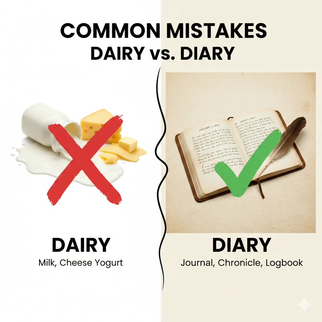 Dairy vs Diary