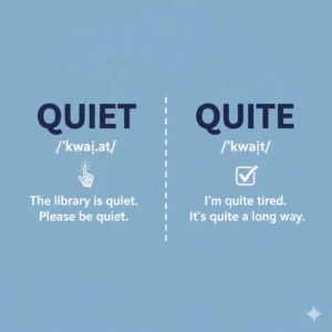 Quiet vs Quite