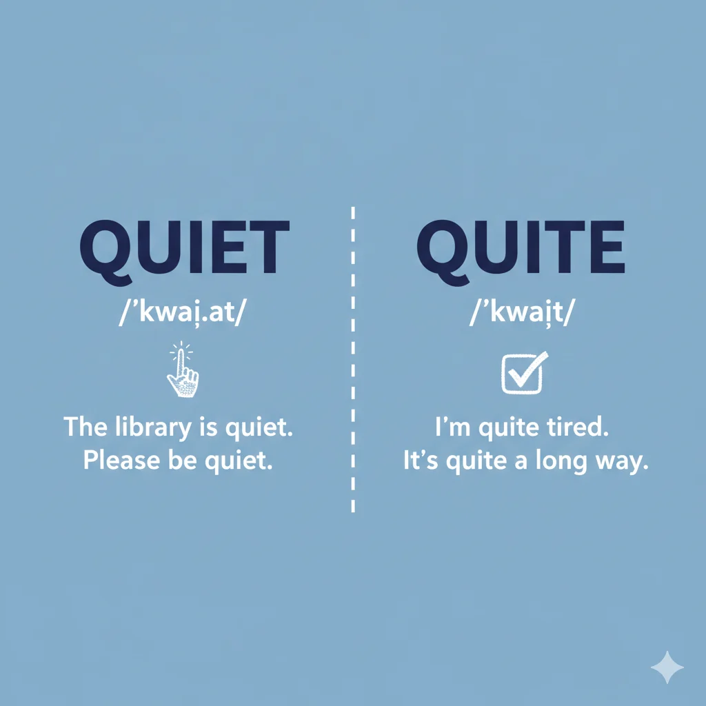 Quiet vs Quite