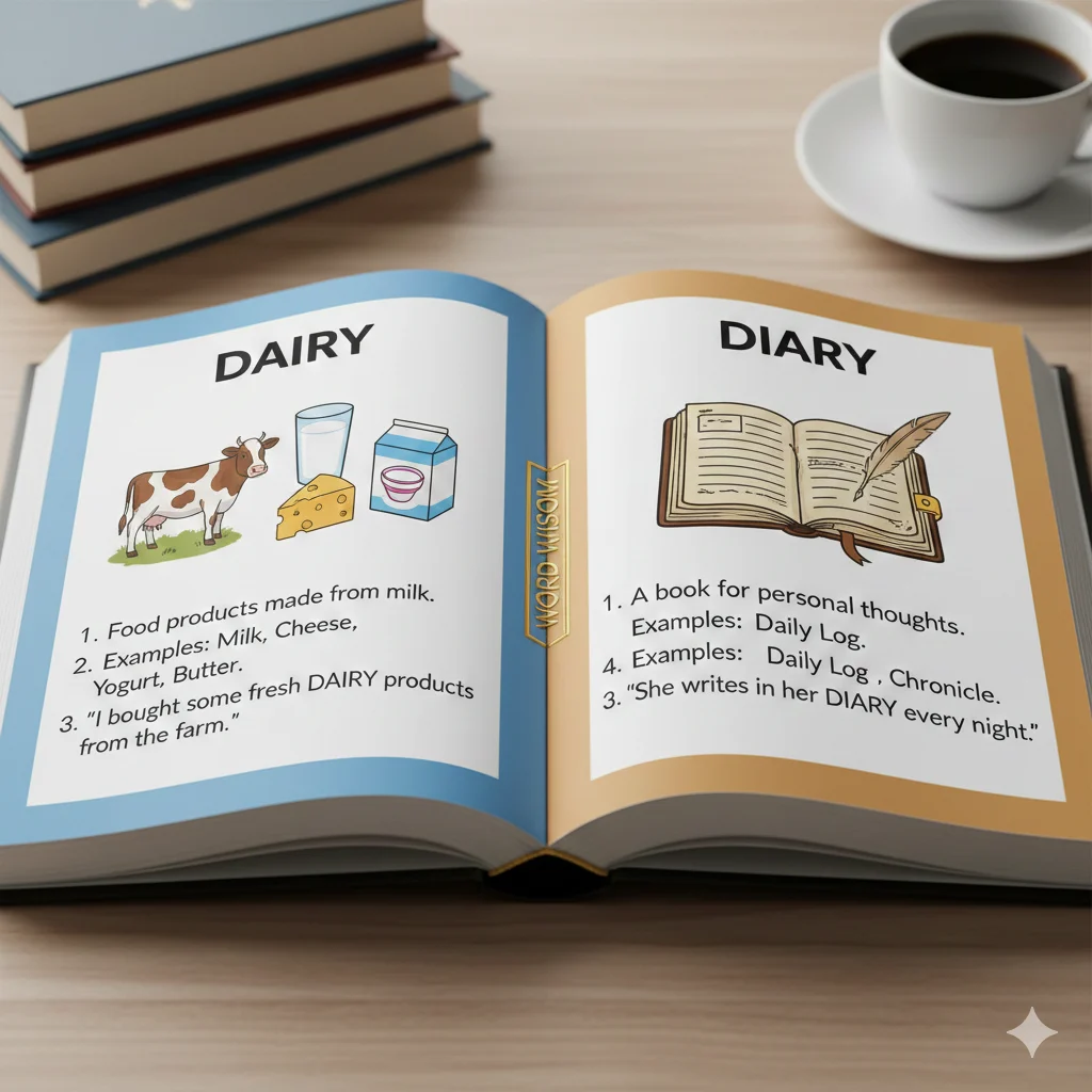 Dairy vs Diary